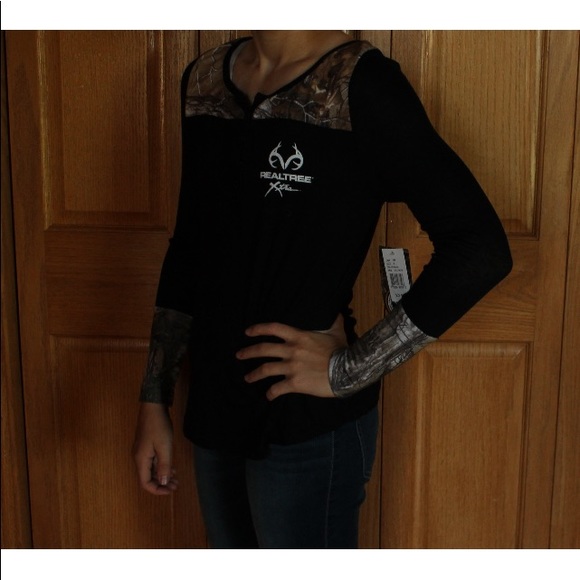 New real tree camouflage medium long-sleeve - Picture 5 of 6